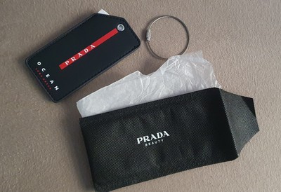 Original Prada Ocean Luna Rossa Adressenschild für Koffer/Reisetasche.
