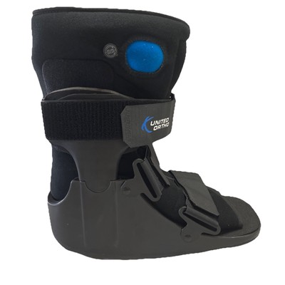 United Ortho Walker Fracture Boot Large Black Short Air Cam Walker