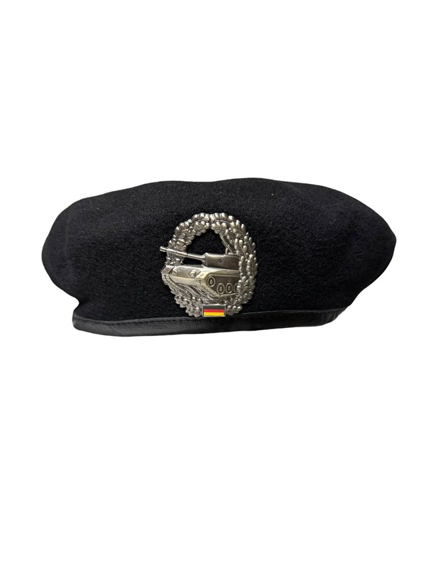 Vtg 1994 Bundeswehr Panzer Tank Troop Insignia Beret by Lunzenauer Mützen GmbH 