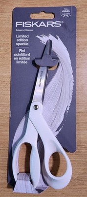 Fiskars 8'' limited edition sparkle scissors craft sewing fabric