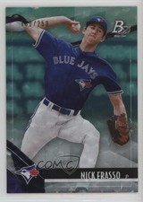 2021 Bowman Platinum Top Prospects Aqua Ice Foilboard /250 Nick Frasso 11c3