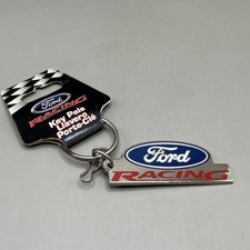 Ford Racing Metal Keychain New W Tags