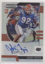 2020 Panini Prizm Draft Picks Rookies Silver Jabari Zuniga #210 Auto pm6