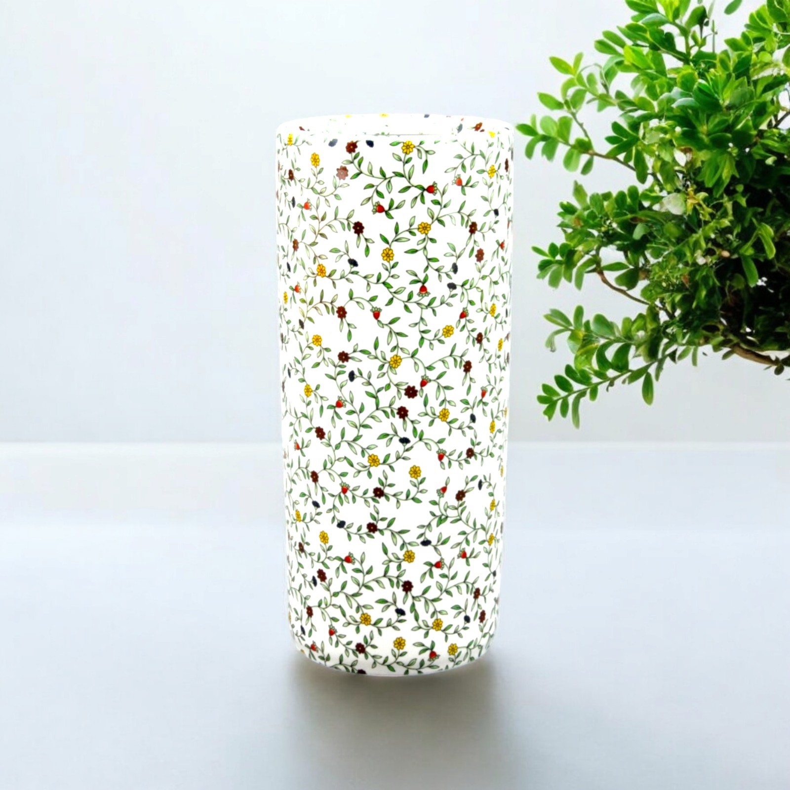 Autumn Floral Ceramic Round Umbrella stand A Sophisticated Touch for Home