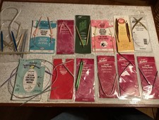 Lot Of Susan Bates And Other Circular Knitting Needles New  Used