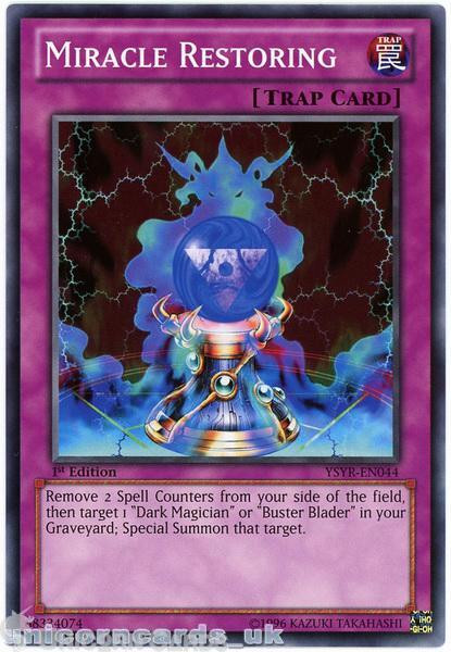 YSYR-EN044 Miracle Restoring 1st Edition Mint YuGiOh Card