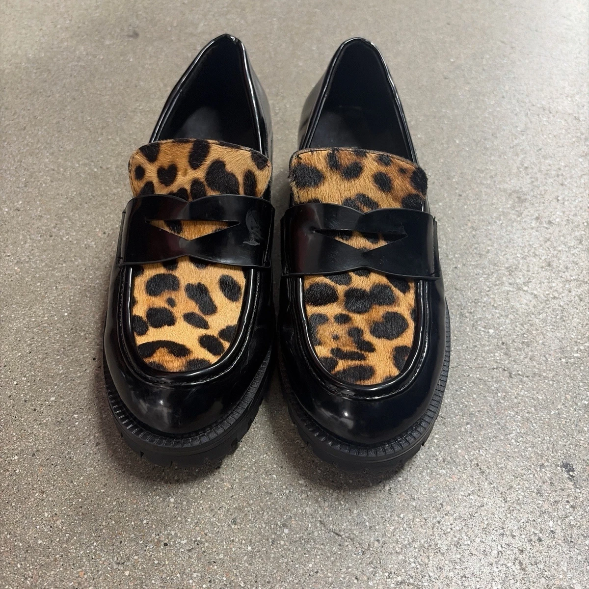 ✨SALE✨Zara patent loafers ✨SALE✨ Zara Loafer Patent Leather Flats for Women for sale | eBay main image 3