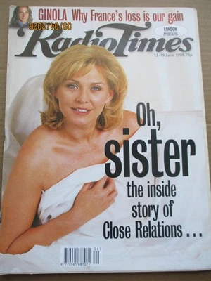 Radio Times magazine 13 -19 June 1998 Amanda Redman cover - Image 1 of 4
