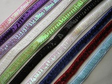 Stretch Sequin Trim, 3/4" Wide, Assorted Colors, 2 YARDS