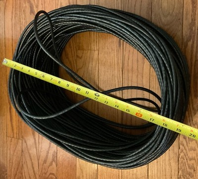 Vextra Communications Cable 1000 Foot Opened Box Black Unknown Length Fast Ship