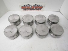 8 Used Je Dome Forged Pistons Sb Chevy 4.000 Bore