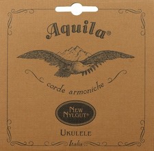 Aquila 5U New Nylgut Strings for Soprano Size Ukulele - Low G - Made in Italy