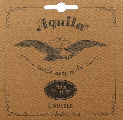 Aquila 5U New Nylgut Strings for Soprano Size Ukulele - Low G  - Made in Italy