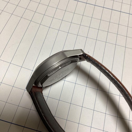 Orologio ELGIN militare quarzo 20mm cinturino analogico pelle raro oggetto da collezione - Foto 4 di 8