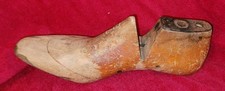 Vintage Wooden Shoe Form Mold Cobbler Rustic Primitive Country 7 B