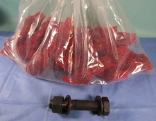 7/8"-9 x 4-3/4" ASTM A307 Grade B Hex Bolts Lot of 15 w/ Nuts & Washers CS USA