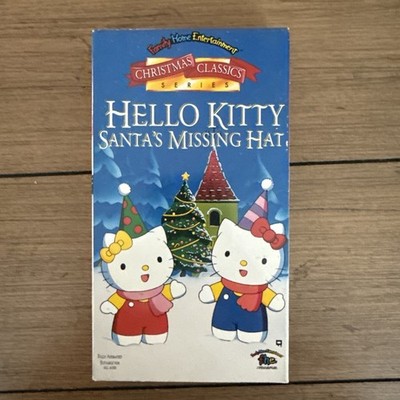 Hello Kitty Santa's Missing Hat, Christmas Children Animated VHS tape