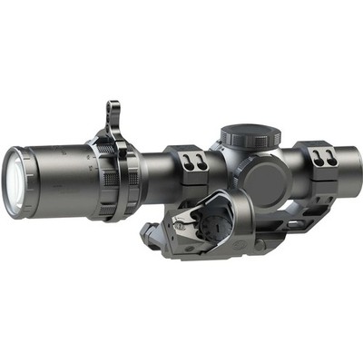Sig Sauer TANGO-MSR 1-6x24mm Scope w/ ROMEO1 3 MOA Offset Red Dot