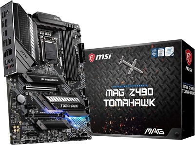 (Factory Refurbished) MSI MAG Z490 TOMAHAWK LGA 1200 ATX Intel Motherboard