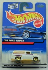 Hot Wheels '56 Ford Truck 171 Pearl White 27137 Gold 5 Spoke Wheels MOC 2000