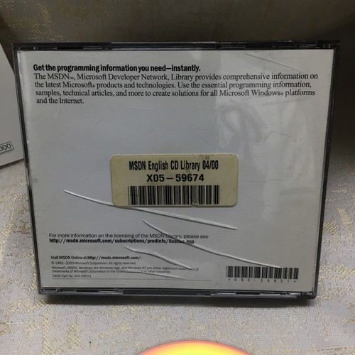 Microsoft MSDN Library April 2000 Complete 3-CD Set - Picture 6 of 6