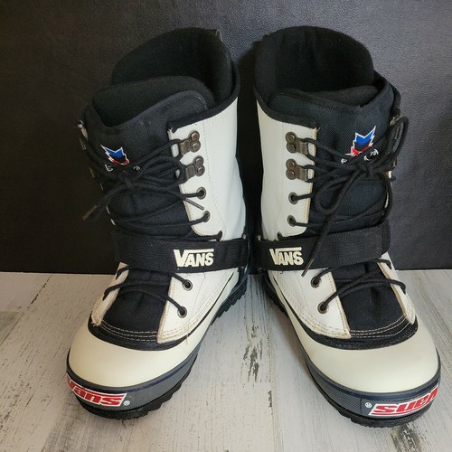 Vans 5:10 White Snowboard Boots,Pre 