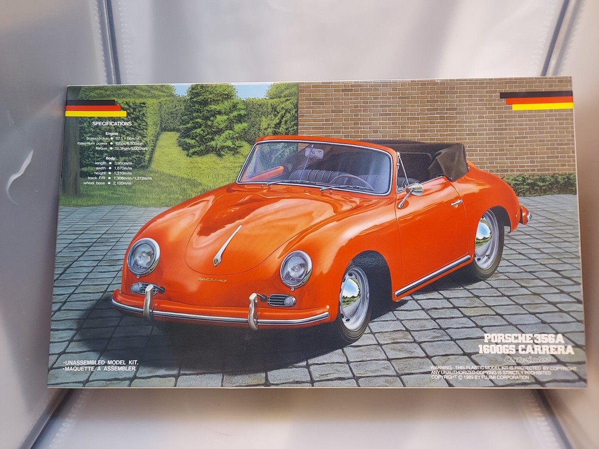 Fujimi 1/24 scale Porsche 356 A 1600 GS Carrera Plastic model kit