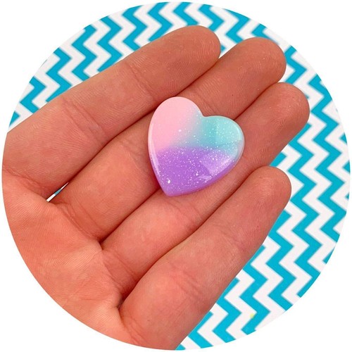 Jumbo Heart Charms | Slime DIY craft | Cheap Bulk Cabochon - Picture 2 of 13