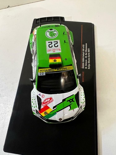 SKODA Fabia Rally2 EVO Monte Carlo 2021 Bulacia #22 IXO 1:43 1/43 - Picture 4 of 5