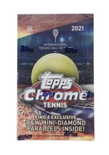 2021 Topps Chrome Tennis Hobby Lite Factory Sealed 16 pack Box
