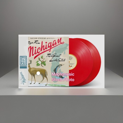 Sufjan Stevens Michigan (hmv Exclusive) 2x Red Vinyl 12" Album, Mint, Sealed. - Picture 1 of 3