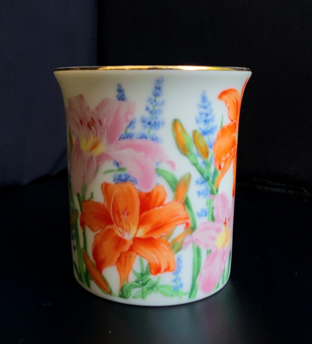 LENOX Suzanne Clee DAY LILY Mug 1995 The Flower Blossom Mug