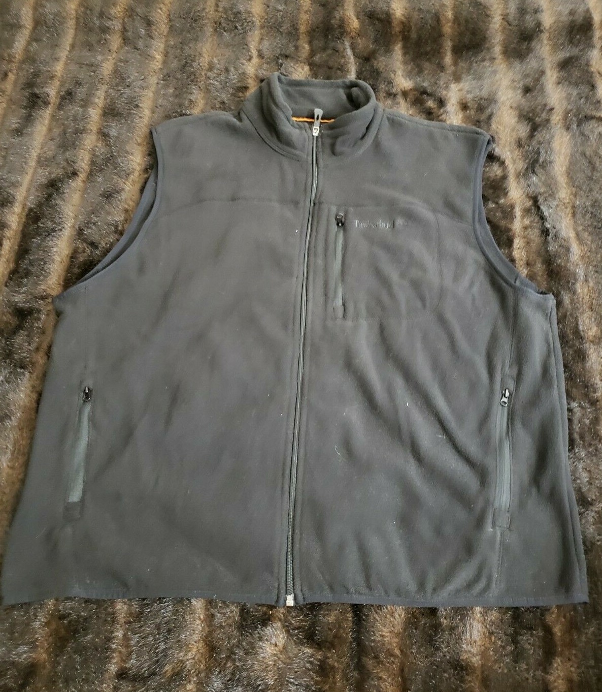 Timberland Mens 2XL XXL Black Full Zip 