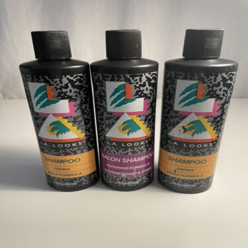 90s Shampoo LA LOOKS-Papaya Salon Repairing New Never Used Vintage Rare HTF. - Picture 1 of 4