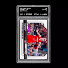 GRADED 10 Caitlin Clark #139 RC Rookie Card 2024 Panini Instant Indiana Fever