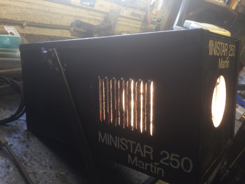 2x Martin Professional Ministar Vintage 250w Twister Dj Club Disco Moon Effect - Picture 4 of 6