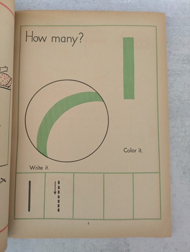 Count Color Play, Help yourself Series, Vintage 1954 workbook Whitman - Picture 4 of 5