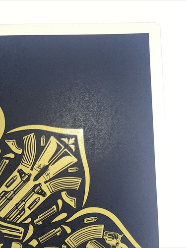 Shepard Fairey OBEY Raise The Caliber Street Art Graffiti Art Print Poster NRA - Picture 7 of 7
