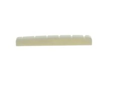 43mm Flat Base Pure Bone Nut Slotted Guitar Bone Nut for Strat Tele 43x3.5mm