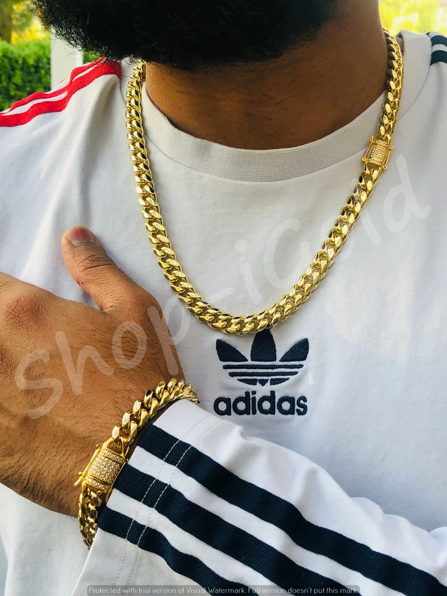 Men Miami Cuban Link 10mm 22