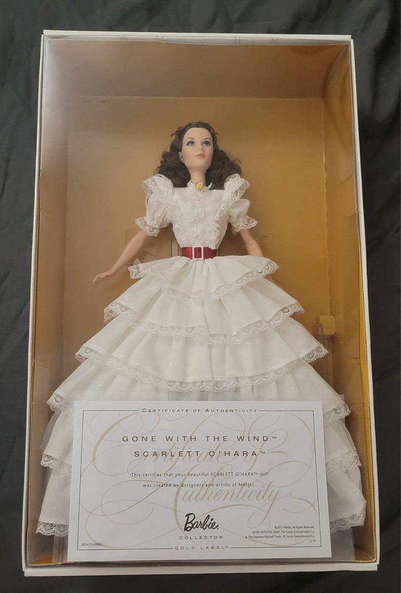 Barbie Doll Gone With The Wind Scarlett O'hara, Gold Label