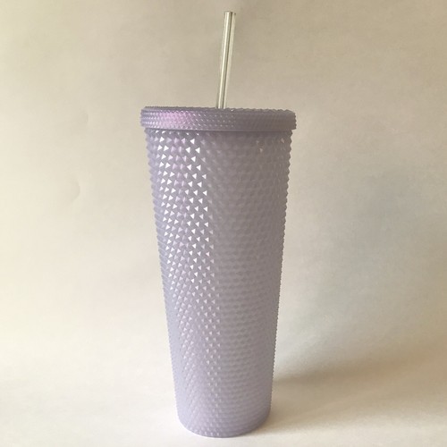 Starbucks 2021 Holiday Icy Lilac Purple Bling Studded Cold Cup Tumbler 24 oz 9" - Bild 6 von 9