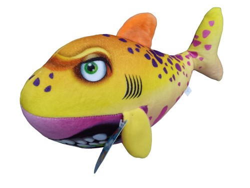SHARK CUDDLY TOY SOFT CUDDLY SHARK FUN COLOURFUL OCEAN SEASIDE SEA PLUSH - Picture 9 of 20