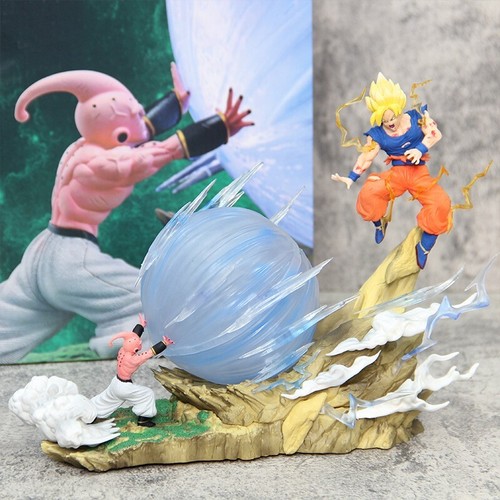 Figurine Scenary Combat Dragon Ball Z Sangoku Vs Majin Buu 22cm - Picture 17 of 24