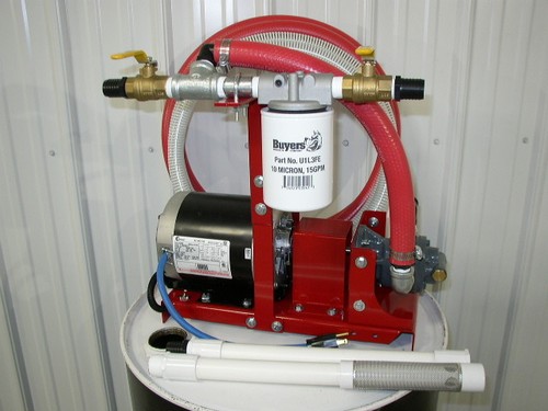 New 1/2 HP Waste Oil/Bulk Oil Transfer/Filtration Pump,Transformers,Mineral Oil - Picture 2 of 12