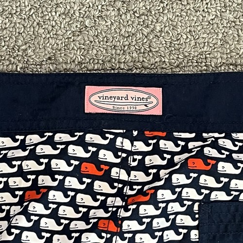 Vineyard Vines Skirt Womens Size 16 Navy Blue Red White Board Short Drawstring - Picture 7 of 8