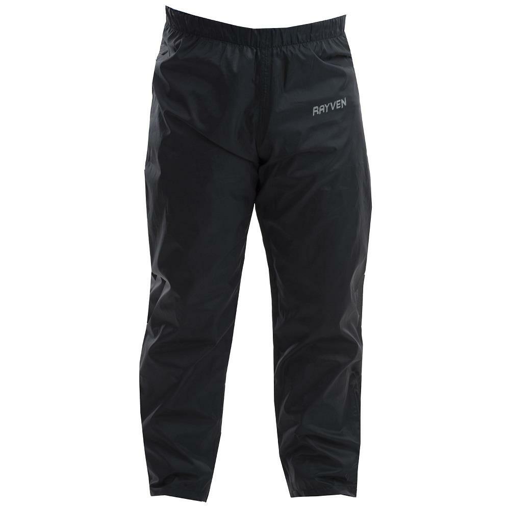 Rayven A1 Motorcycle Motorbike All Weather Over Trousers Scooter Pants Black