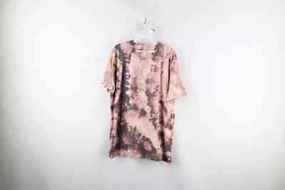 Apple Inc Mens XL Spell Out Class of 2014 Acid Wash Short Sleeve T-Shirt Cotton