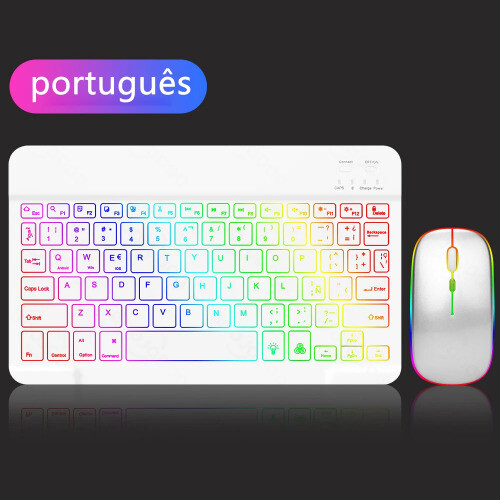 Backlight Bluetooth Keyboard Mouse Keyboard Spanish Keyboard and Mouse - Picture 19 of 40