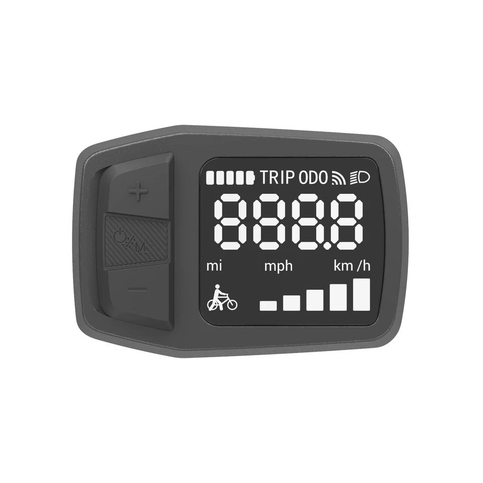 CAN E-Bike Bicicleta Display LED 24V/36/48V Ordenador de a bordo Ananda D19 IPX6 2,04" NUEVO